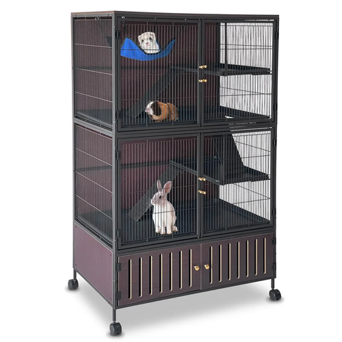 Large ferret cage with locker - ferret,