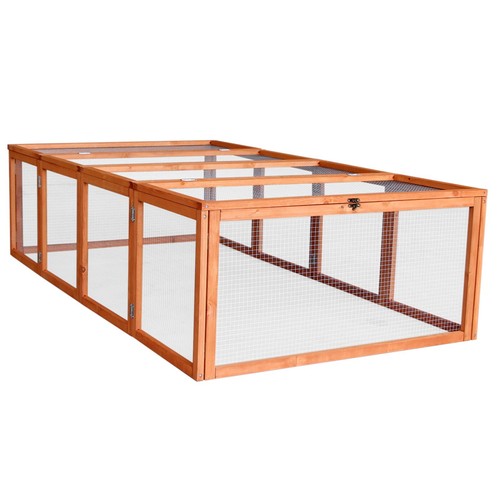 Wooden rabbit run guinea pig - wooden,