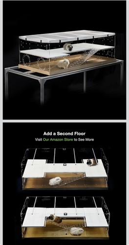 Guinealoft acrylic cage - acrylic,