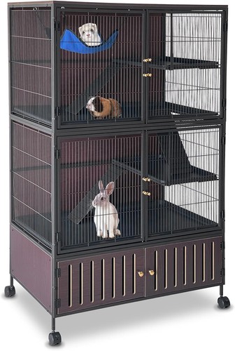 Large rabbits ferret - ferret, cage