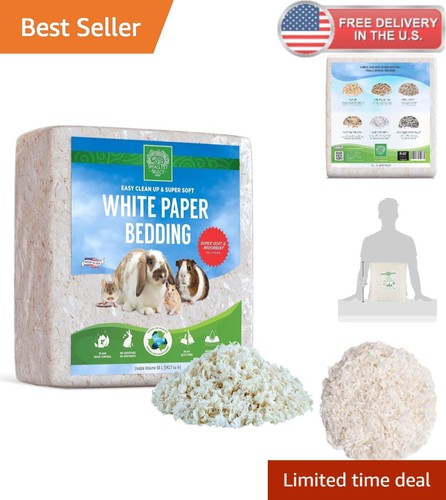 White paper bedding - white, guinea