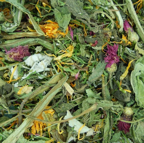 Flower herb salad for - &,