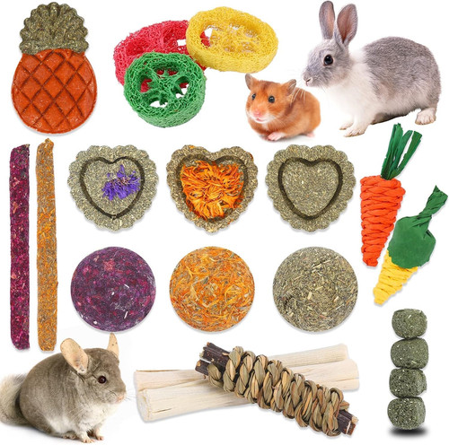 Bunny toys 21pcs rabbit - toys,, chew