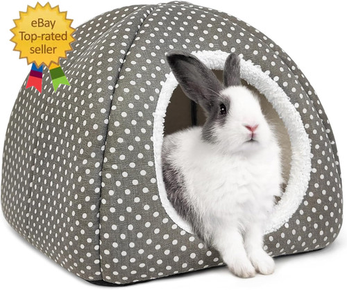 Rabbit hideout large bunny bed - rabbit,