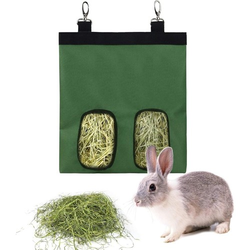 Rabbit hay feeder bag hanging - bag,