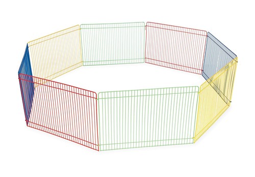Multicolor small pet playpen - small,