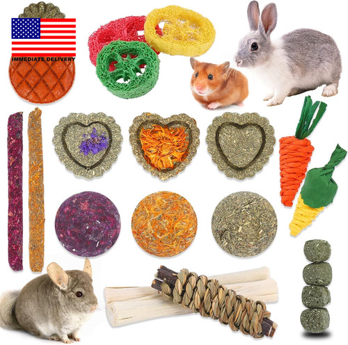 Bunny toys 21pcs - 21pcs, chew